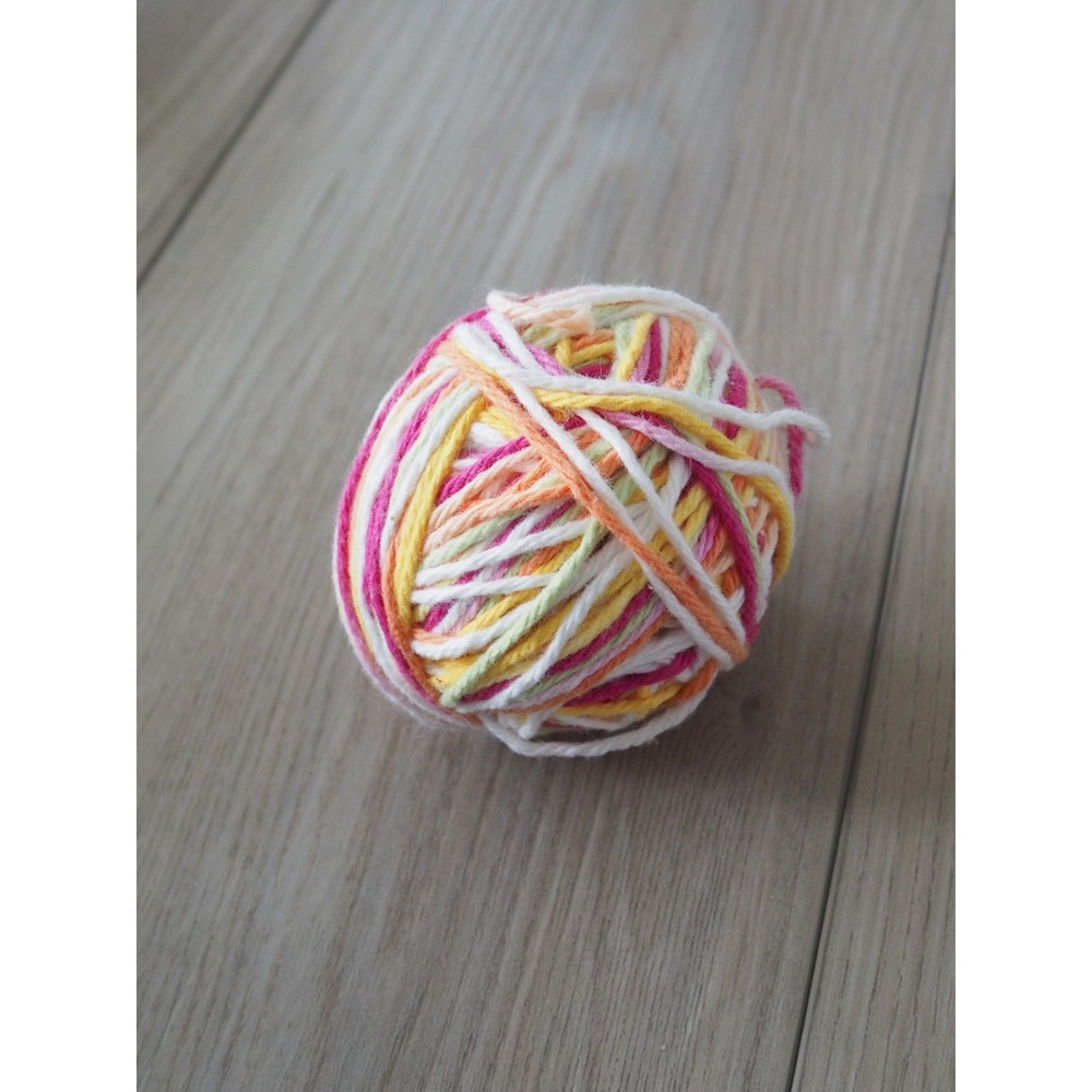 Lily Sugar n Cream Multicolor Cotton Yarn Partial Rolls Craft Scrap Lot Good - Picture 12 of 16